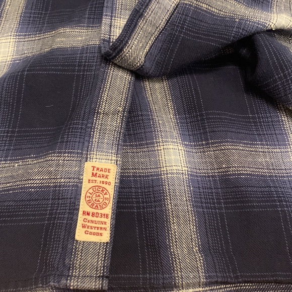 LUCKY BRAND- Pearl Snap Men’s Button Up size XXL - Picture 3 of 9